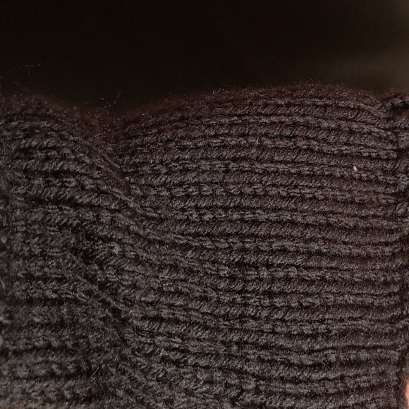 Navy Blue Owl Knit Fingerless Texting Gloves Mittens Arm Warmers Glovele… - Picture 5 of 8